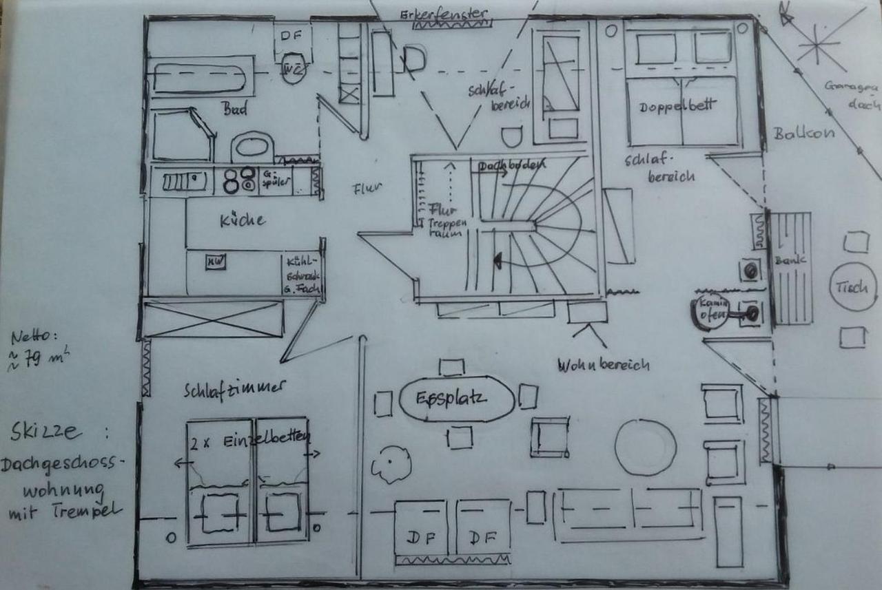 Ferienwohnung Ringbergblick Suhl Zewnętrze zdjęcie